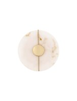 LED Wandlampe rund 20 cm breit in Gold Creme...