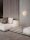LED Wandlampe rund 20 cm breit in Gold Creme warmweiß Modern