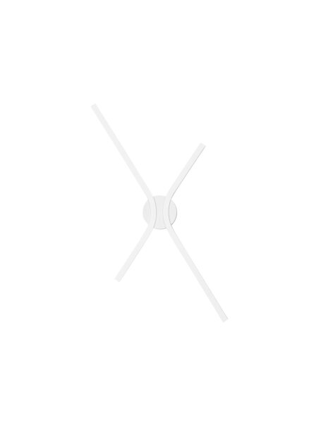 LED Wandleuchte Minimalistisch Weiß 60 cm breit indirekt
