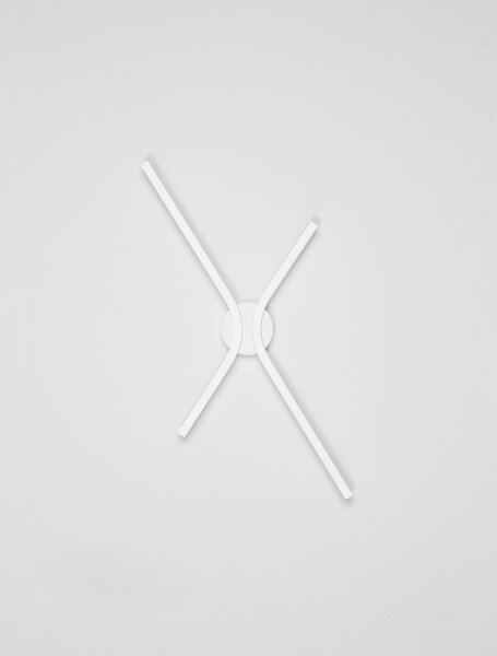LED Wandleuchte Minimalistisch Weiß 60 cm breit indirekt