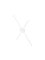 LED Wandleuchte Minimalistisch Wei&szlig; 60 cm breit...