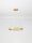 LED Pendelleuchte in Gold Ø 60 cm dimmbar Ring warmweiß CODY