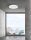 LED Deckenlampe Weiß Ø 61 cm dimmbar rund warmweiß COLBY