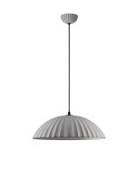 Pendelleuchte rund E27 Ø 50 cm Schwarz Beton...