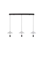 LED Pendelleuchte Up Down 100 cm lang Schwarz Weiß...