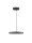 LED Hängelampe Schwarz Ø 40 cm dimmbar Ring warmweiß Modern