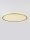 LED Deckenlampe flach Ø 60 cm in Gold dimmbar Farbwechsel