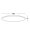 LED Deckenlampe flach Ø 60 cm in Gold dimmbar Farbwechsel