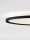 LED Deckenleuchte Schwarz Ø 60 cm dimmbar flach CCT 4661 lm