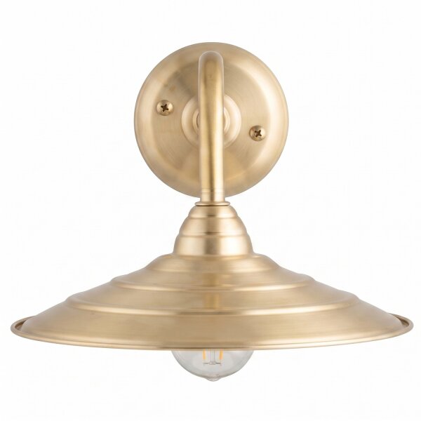 Applique en laiton E27 Ø26cm salon escalier