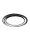 LED Deckenlampe Ring Ø 54 cm Schwarz dimmbar 3 flammig flach