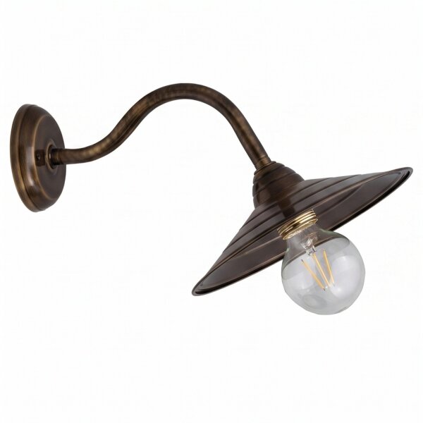Petite lampe murale en laiton Classique Lampe antique