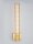 LED Wandlampe schmal 60 cm in Gold Kristall neutralweiß