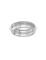Runde LED Deckenlampe &Oslash; 60 cm dimmbar in Chrom...