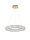 LED Hängelampe Ring Ø 60 cm in Gold dimmbar höhenverstellbar