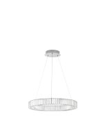 LED H&auml;ngeleuchte &Oslash; 60 cm in Chrom dimmbar...