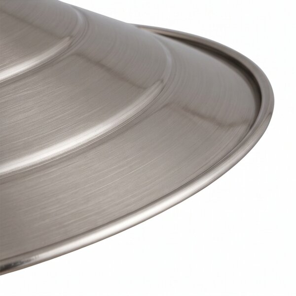 Applique avec abat-jour Ø26cm nickel laiton véritable