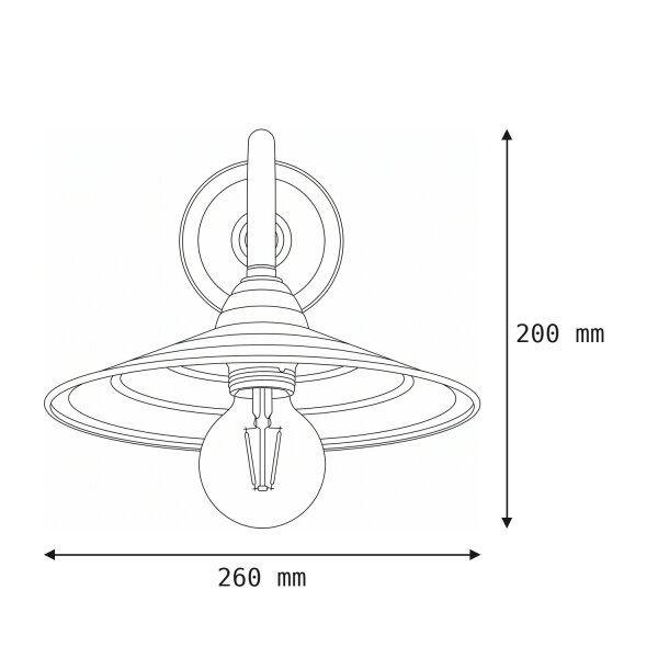 Applique avec abat-jour Ø26cm nickel laiton véritable