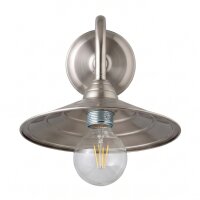 Applique avec abat-jour Ø26cm nickel laiton...