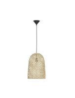 H&auml;ngeleuchte Schwarz Beige 30 cm breit E27...