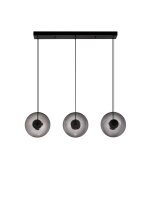 LED H&auml;ngeleuchte Schwarz Grau 85 cm lang dimmbar...