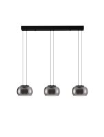 LED H&auml;ngelampe Schwarz Grau 82 cm lang dimmbar...