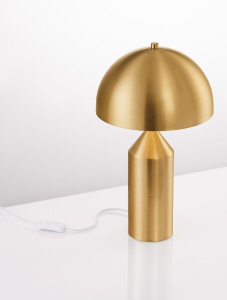 Tischleuchte in Gold 41 cm E27 Metall FARON Modern