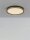 LED Deckenlampe rund Ø 40 cm in Schwarz Gold Metall warmweiß