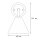 Applique murale Premium laiton massif E27 Salon