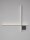 LED Wandleuchte Minimalistisch Schwarz 80 cm breit dimmbar