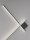 LED Wandleuchte Minimalistisch Schwarz 80 cm breit dimmbar