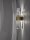 Wandlampe G9 30 cm hoch in Gold matt Klassisch Kristall