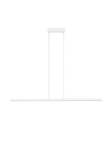LED Hängeleuchte Weiß 159 cm lang dimmbar höhenverstellbar
