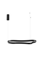 LED Pendelleuchte 90 cm lang Schwarz dimmbar Design...