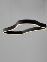 LED Pendelleuchte 90 cm lang Schwarz dimmbar Design...