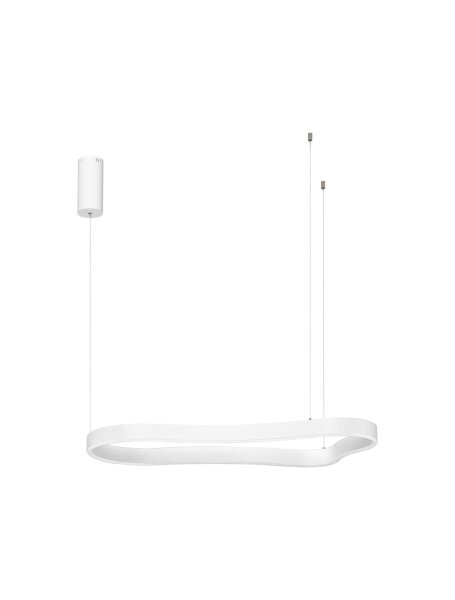 LED Hängelampe Design Weiß 90 cm lang dimmbar warmweiß