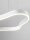 LED Hängelampe Design Weiß 90 cm lang dimmbar warmweiß