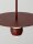LED Pendelleuchte schmal Ø 30 cm Rot höhenverstellbar Retro