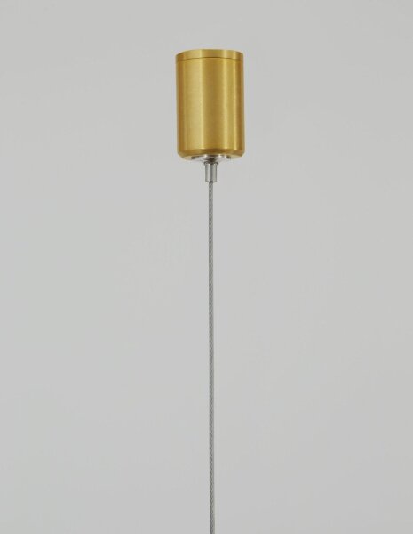 LED Hängelampe 120 cm lang in Gold höhenverstellbar Design