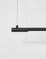LED Hängeleuchte Schwarz 120 cm lang Design schmal...