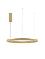 LED Pendelleuchte in Gold geb&uuml;rstet &Oslash; 80 cm...