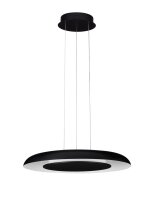 LED H&auml;ngeleuchte Schwarz Wei&szlig; &Oslash; 60 cm...