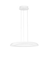 LED Pendelleuchte Wei&szlig; &Oslash; 60 cm dimmbar rund...