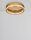 LED Deckenlampe Ring Ø 60 cm in Antik Gold dimmbar warmweiß