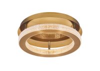 LED Deckenleuchte in Antik Gold &Oslash; 40 cm dimmbar...