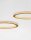 LED Pendelleuchte in Antik Gold Ø 60 cm dimmbar Ring Modern