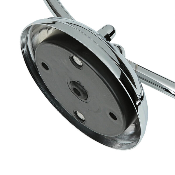Lampe de salle de bain chrome laiton véritable E14 inoxydable ISMENE