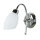 Lampe de salle de bain chrome laiton véritable E14 inoxydable ISMENE