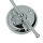 Lampe de salle de bain chrome laiton véritable E14 inoxydable ISMENE