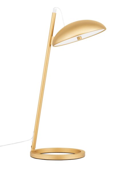 LED Schreibtischlampe in Gold 53 cm dimmbar warmweiß Modern